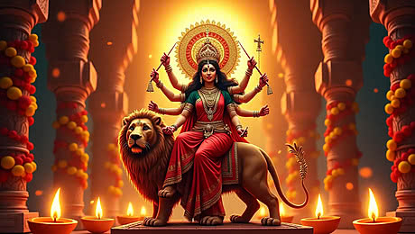 Durga / Shakti devotional art